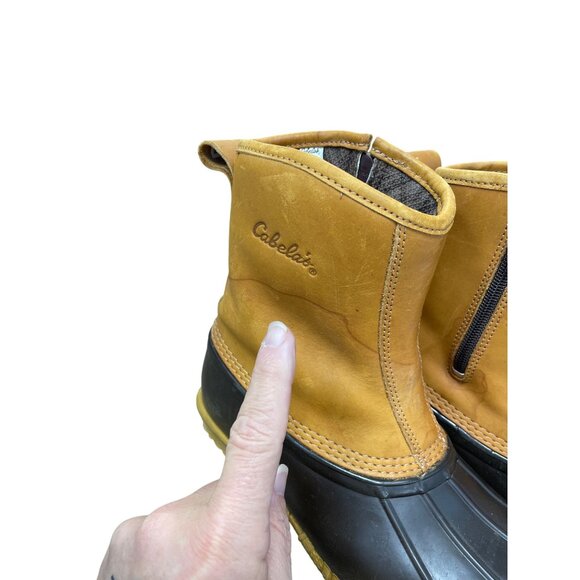 Cabelas Womens Thinsulate Brown Duck Winter Boots Sz 7 SKU 9481 - Picture 15 of 16